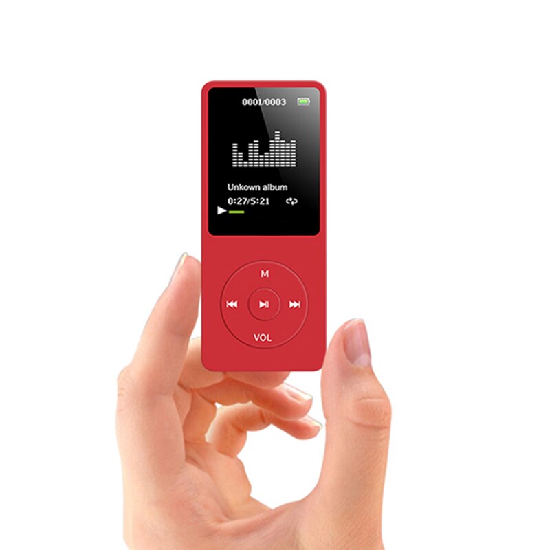 70 Hours Playback MP3 MP4 Lossless Sound Portable Music Player FM Recorder Noise Cancelling EM88