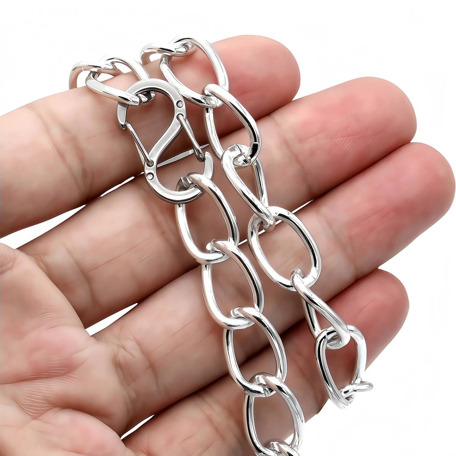 1/5 Uds. Conectores de gancho de cierre de langosta de resorte con hebilla de letra S de acero inoxidable para collar, pulsera, suministros de joyería DIY