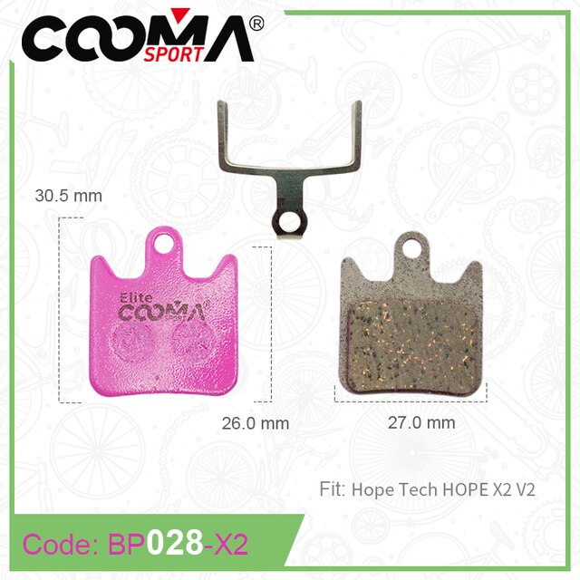 Pastillas de freno de bicicleta de cerámica para bicicleta de carretera SRAM Avid Shimano Magura Hayes Formula Hope MTB, 4 pares, Elite: plum