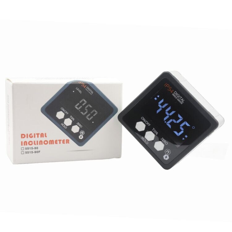 Precisie Digitale Gradenboog Inclinometer Level Box Digitale Hoekzoeker Bevel Box Met Magneet Base Gradenboog Digitale