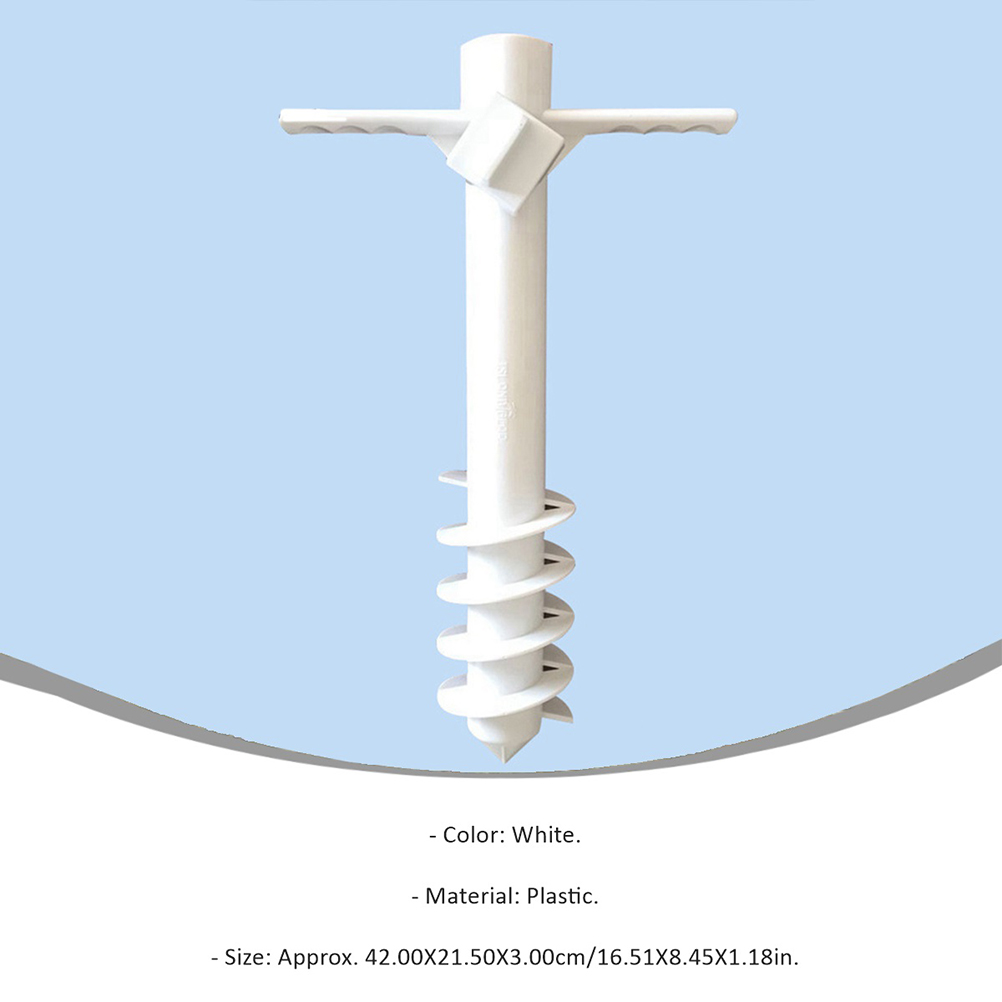 Ancla de sombrilla de playa, barreno de arena de cinco Pines, Grabber de arena, anclaje de sombrilla, 1 ud.