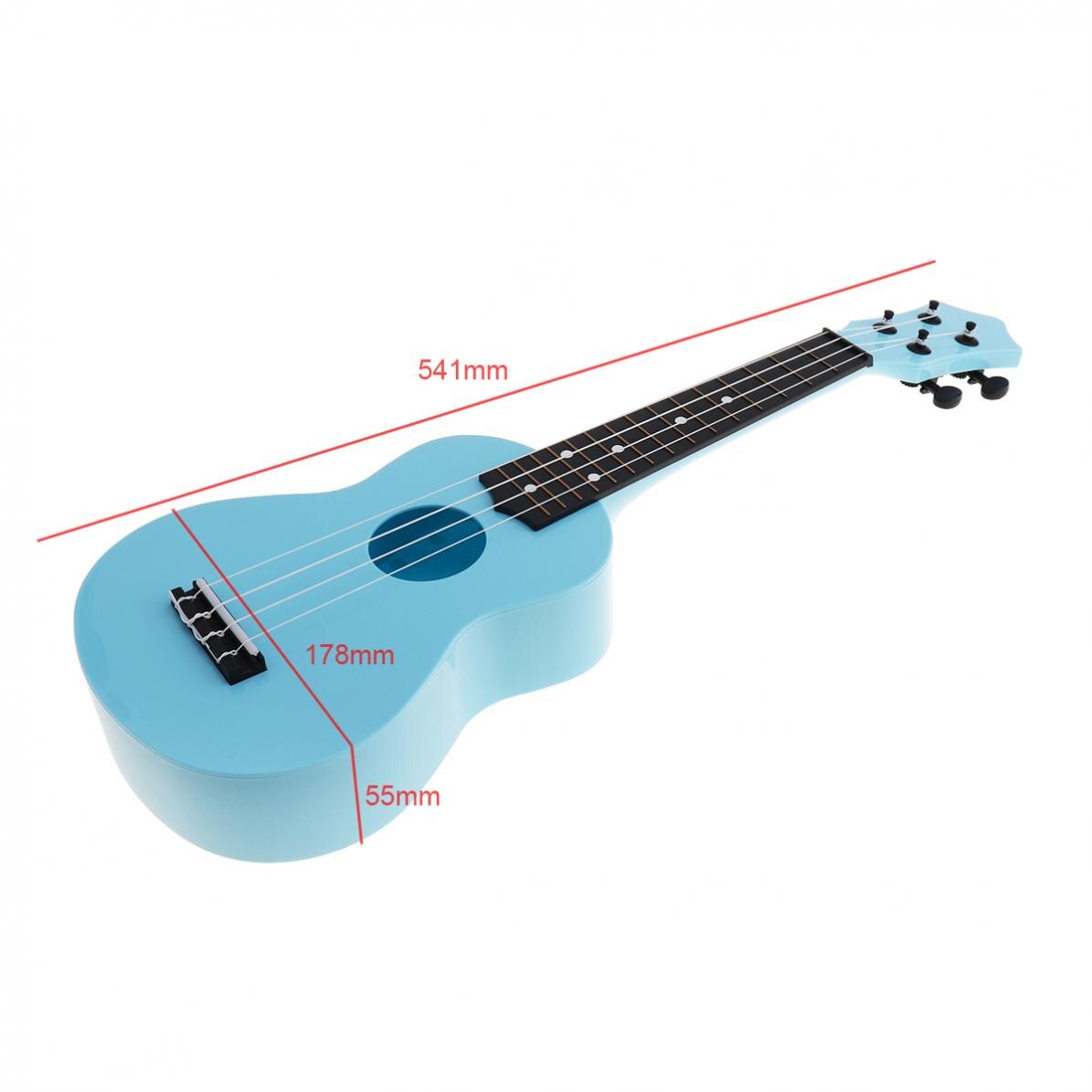 4 Snaren 21 Inch Sopraan Ukulele Volledige Kits Akoestische Kleurrijke Hawaii Gitaar Guitarra Instrument Voor Kinderen En Muziek Beginner