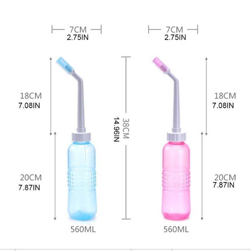 Portable Bidet for Toilet Handheld Bidet Sprayer -560ml 15oz Travel Bidet Safe