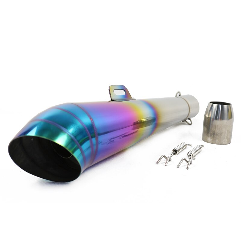36-51Mm Universele Motorfiets Uitlaat Voor Gp Uitlaatpijp Slip-On Z800 Cbr300r Z1000 GSXR1000 Voor mp Uitlaat Motor: style-D