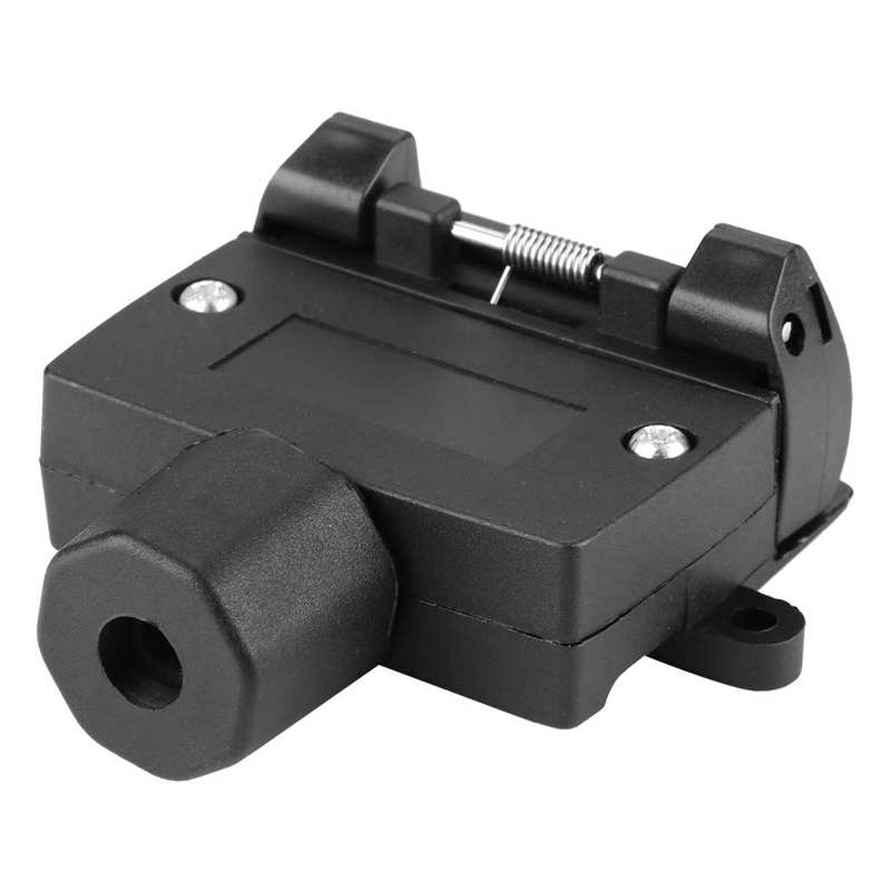 Waterproof Alternating Vehicle Alternator 7 Pin Plastic Trailer Semitrailer Plug Socket Wiring Connector Adapter Truck Parts