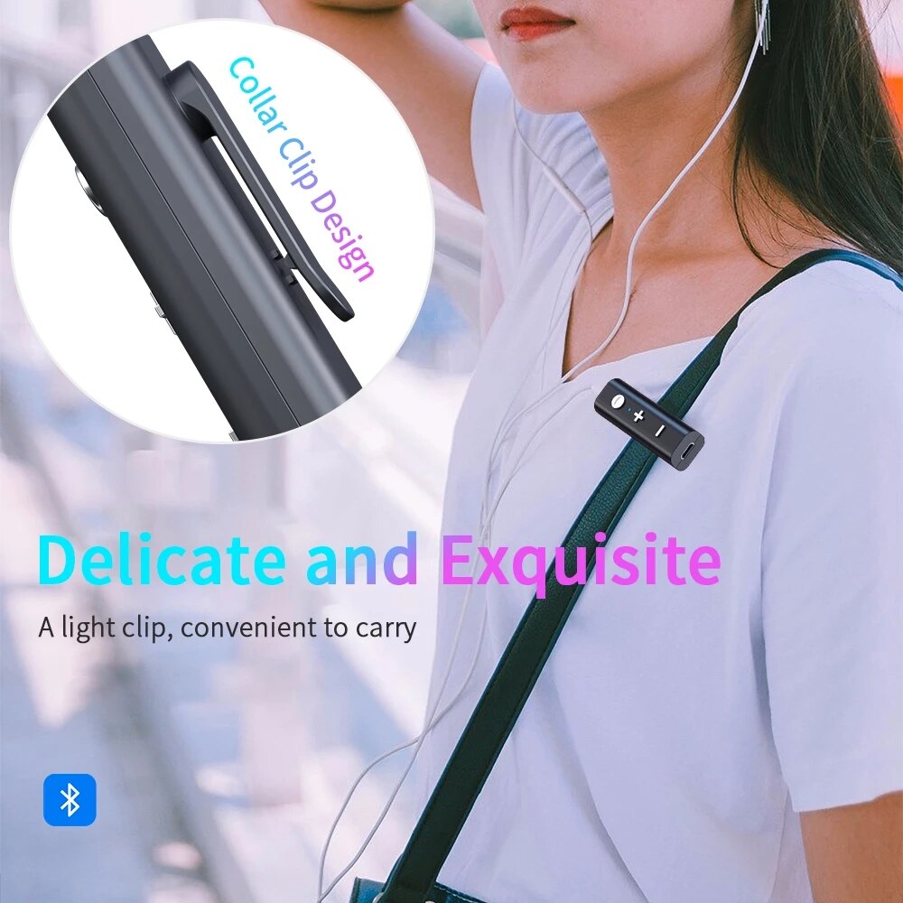Essager Bluetooth 5.0 Receiver Wireless Adapter For 3.5mm Jack Earphone Speaker Headphones Bluetooth Aux Audio Music Transmitter
