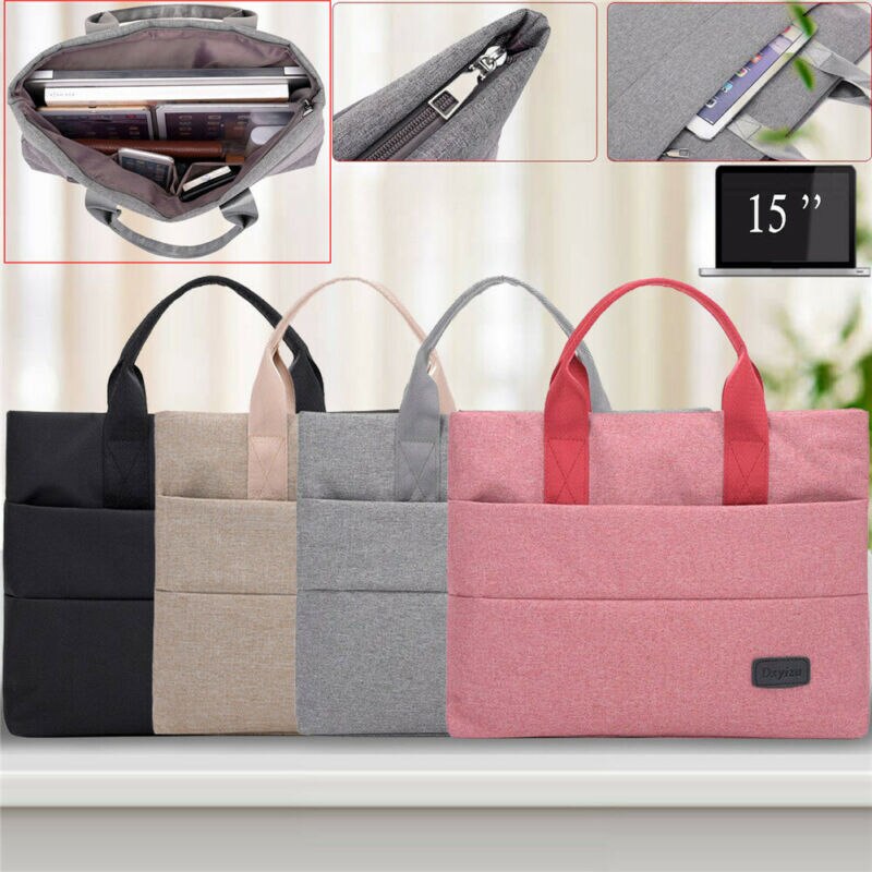 Slimmad vattentät fodral för bärbar dator bärfodral väska för 11/13/15 macbook pro air oxford trasa vattentät, dammtät