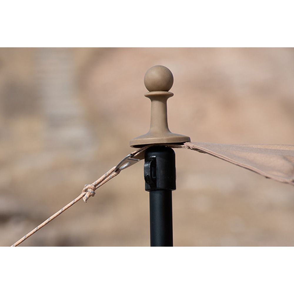 4 Pcs/Set Outdoor Camping Camping Tent Poles Awning Rod Support Bar Lightning Proof Anti-Thunder Cap Protection Cap