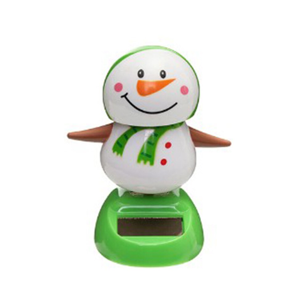 1 stuk schattige, op zonne-energie werkende, dansende, schommelende speelgoedauto, kerstdecoratie voor thuis, auto-accessoires: 5