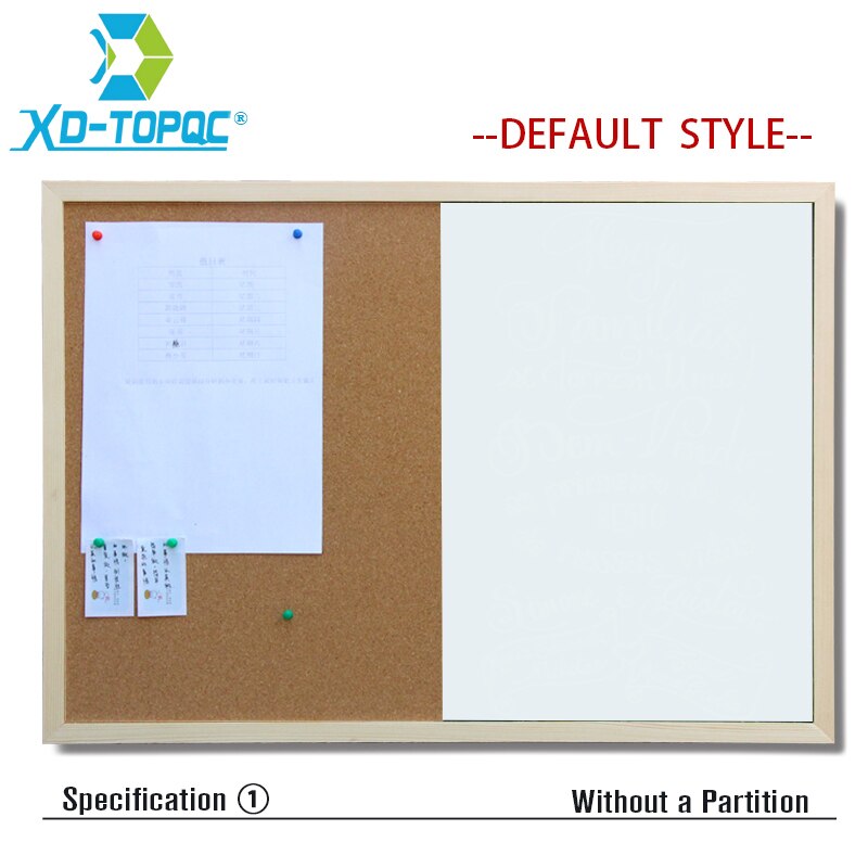 30*40cm Wood Frame Cork Board Combination Grandado