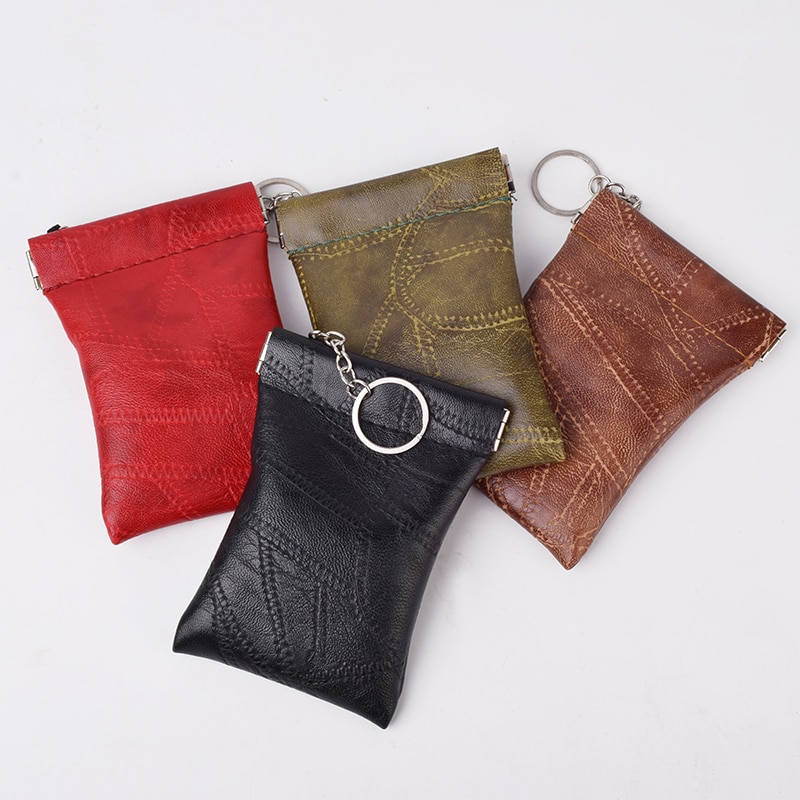 Grils Eenvoudige Portemonnee Met Auto Sleutelhanger Case Vrouwen Pu Lederen Portemonnee Kleine Toetsen Kaart Huishoudster Tas Sleutelhanger Houder pouch