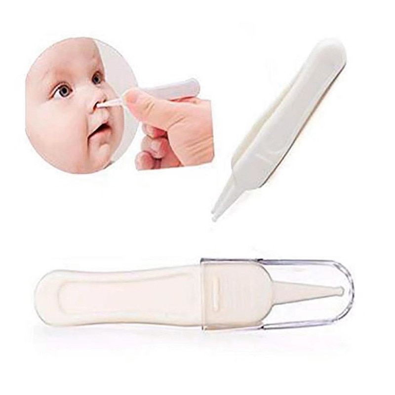 10 Stk/partij Baby Oor Neus Navel Plastic Schoon Pincet Zuigeling Pincet Veiligheid Tang