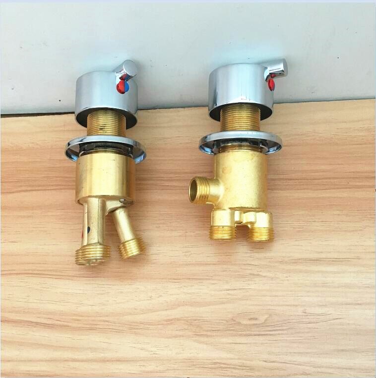 MTTUZK-accesorios para grifos de Jacuzzi, interruptor de mezcla de agua y fría, separador de agua 1 en 2, válvula de conmutación de baño: C