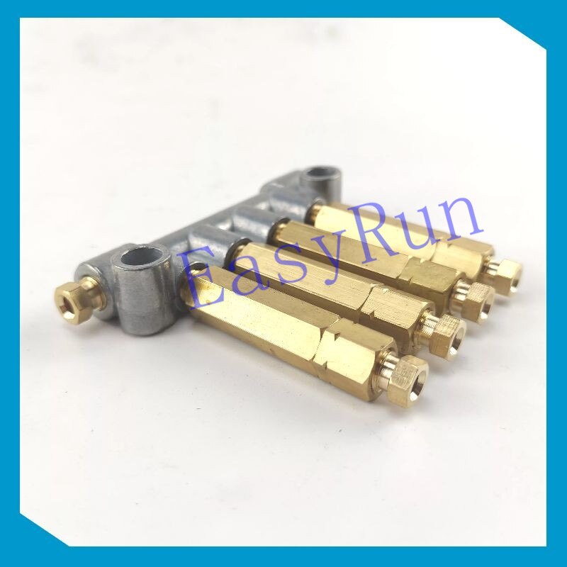 Detective volumetric Grease Oil distributor/separator valve divider 4 outlets for centralized lubrication system