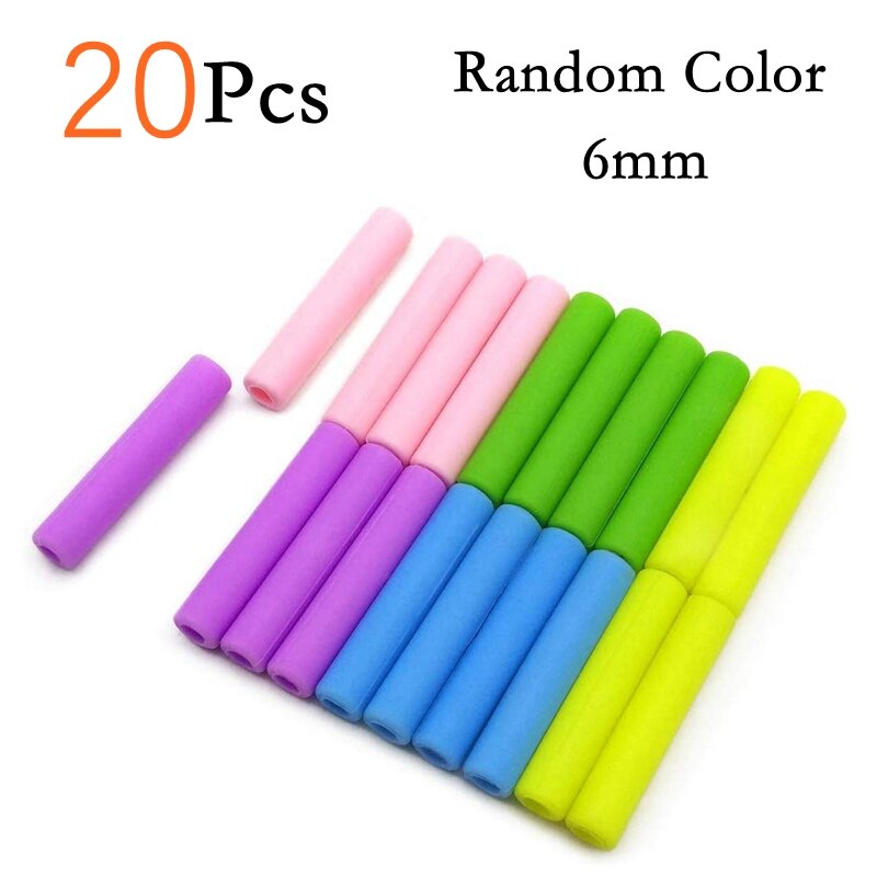 6*215Mm 10 Kleuren Milieuvriendelijke Herbruikbare Metalen Rietjes Set 304 Rvs Rietje Cocktail Party Favor Bar accessoire