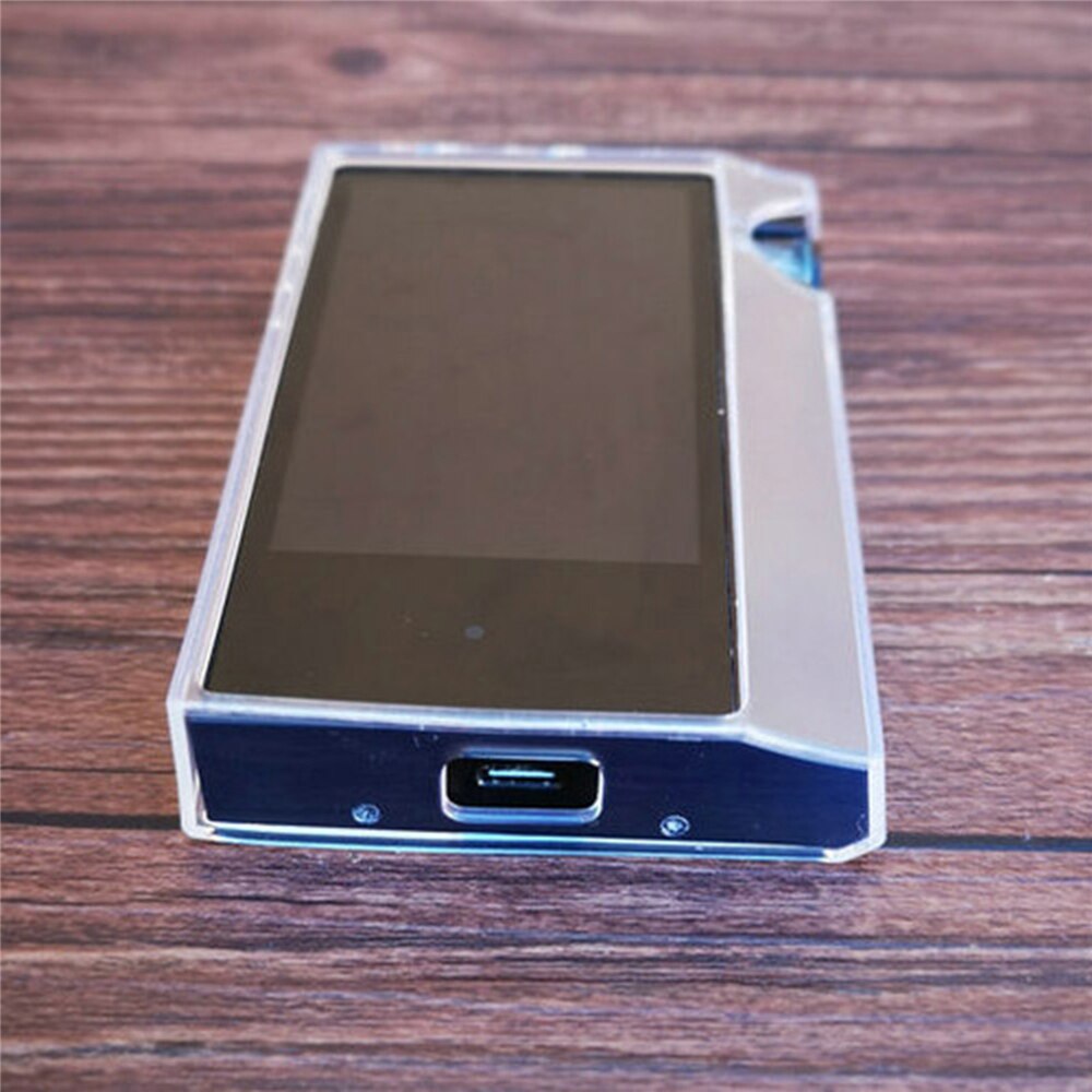 For Iriver Astell&Kern AK70 MKII Protective Cover Soft Crystal Clear Case Skin with Front Rear Tempered Glass Film