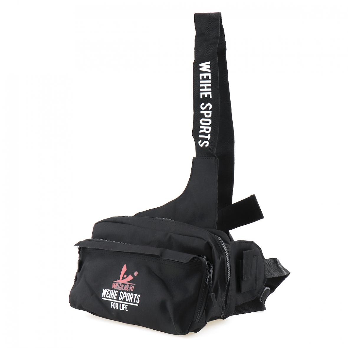 Bolsa de cintura de mensageiro de 3 camadas, grande capacidade, durável, de nylon, à prova d'água, para isca de pesca, equipamento de pesca, bolsa para armazenamento