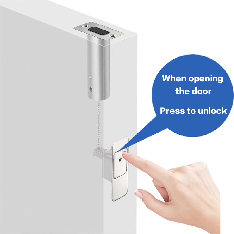 Advanced Invisible Magnetic Latch Door Closer Hidden Automatic Magnetic Door Bolt Hardware for Wooden Door Folding Door