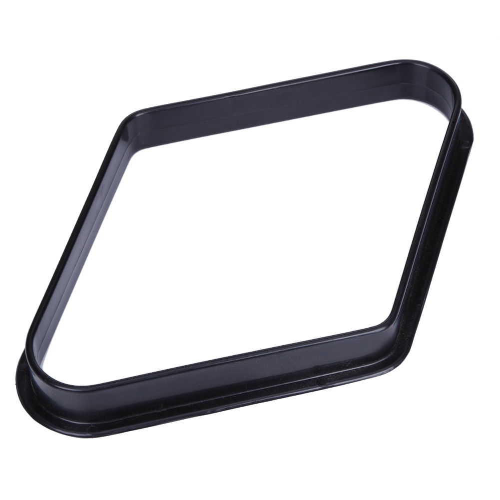 Durevole di Plastica Biliardo 9 Cremagliera Palla Tavolo Da Biliardo di Alta Qualità Palla Rombo Cremagliera Nero Adatto A standard di 2 1/4 "dimensione palle