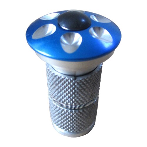 28.6mm 1 1/8" Aluminium Cycling Bike Headset Cap Key Expander Bicycle Headsets Expander Nut Bicycle Accessories 4 Colors: SD13 Blue