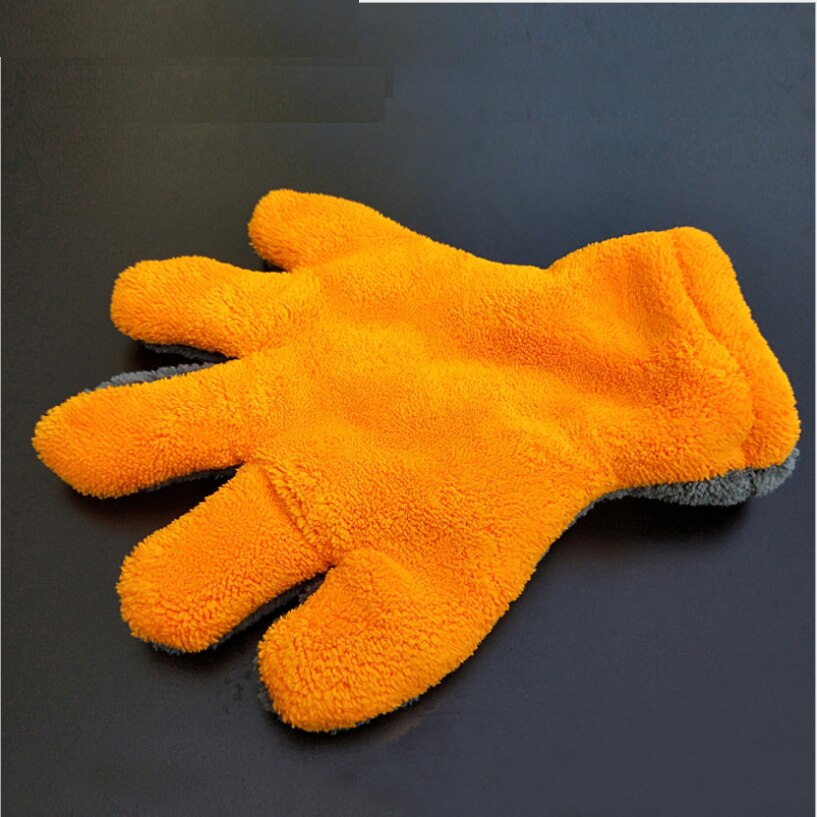 1 Pc Ultra-Luxe Microfiber Car Wash Handschoenen Car Cleaning Tool Thuisgebruik Multifunctionele Borstel Detaillering