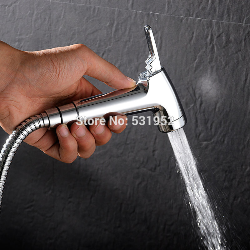 ABS Bidet Shattaf Douche Spray Chrome Hygiënische Moslim Wc Hand-held Wc Plating Sproeikop Sprinkler Douchekop Bidet