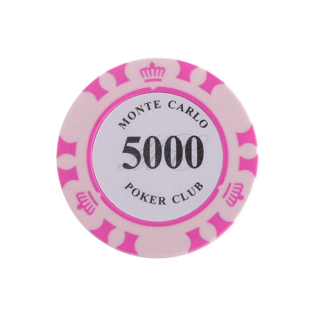 Sjov pp ler casino poker chips mahjong brætspil tællere dollars pakke  of 10 stk 40 x 4mm til camping vandreture sjovt bordspil