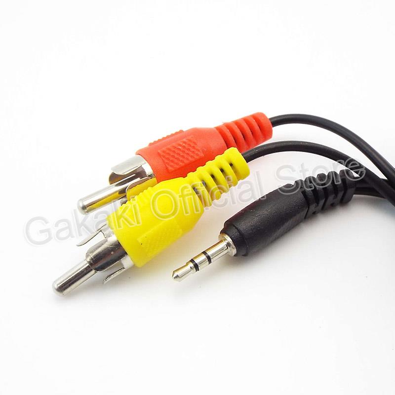 1M/1.5M/3M/5M 2.5mm Male Plug Jack to Dual RCA Connector Audio Splitter to 2 RCA Audio Cables