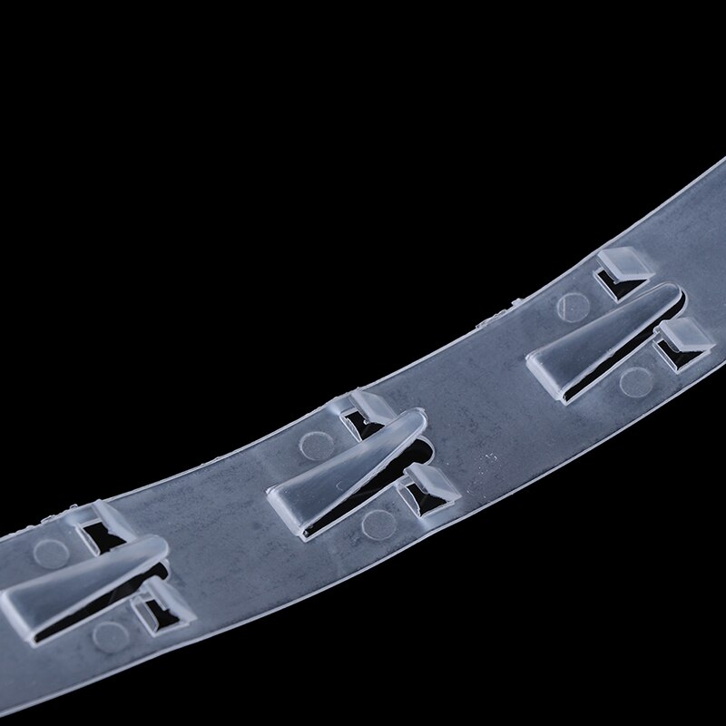 1Pc Transparent Hanging Strip Plastic Supermarket Hanging Strip Hanging Display Strip Pvc Injection Home Storage