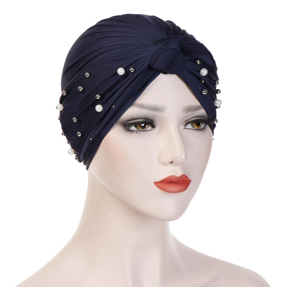 muslim cotton turban bonnet arab wrap head turbans for women indian african turbans Twist head cap turbante mujer: style 7