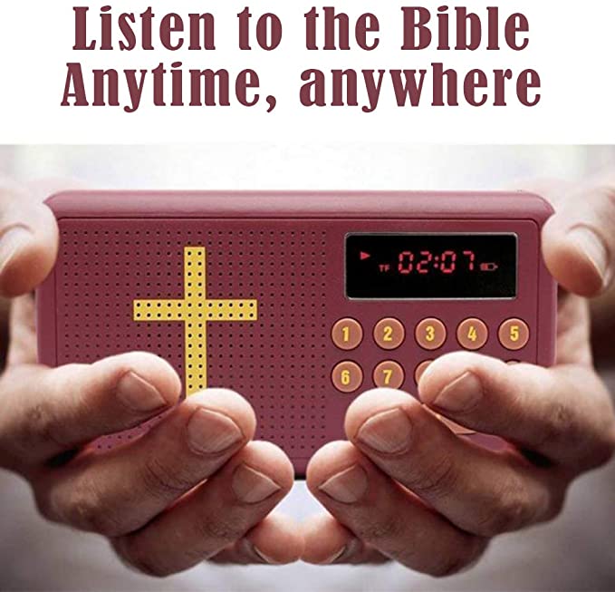 Bible Audio Player Electronic King James Version KJV in French Spanish German Arabic Potugual Italian Russian Any Languages