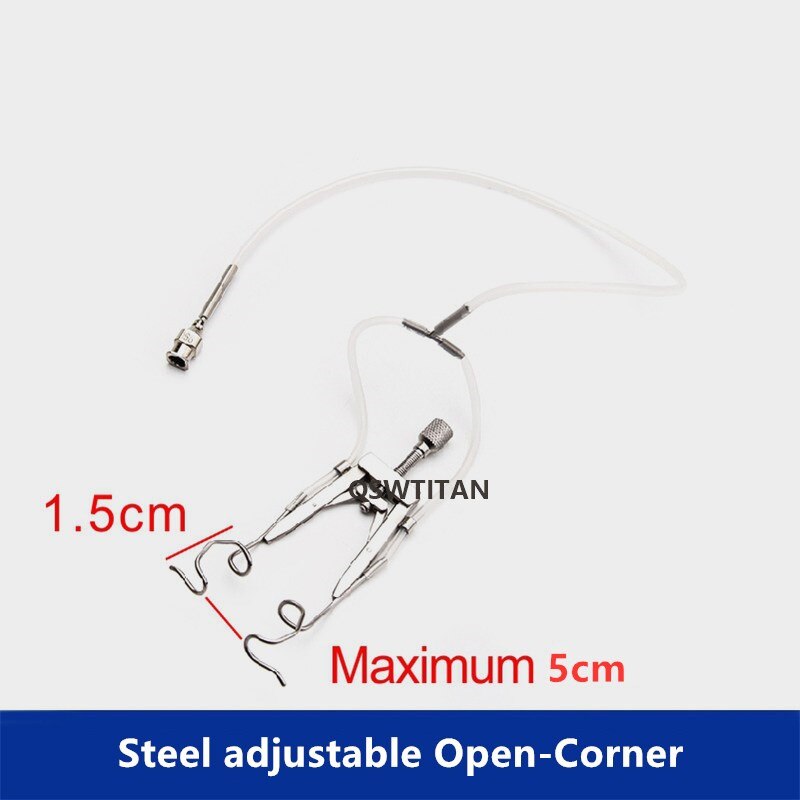 Écarteur de paupière réglable, instrument chirurgical à double paupière: Open-Corner-ss