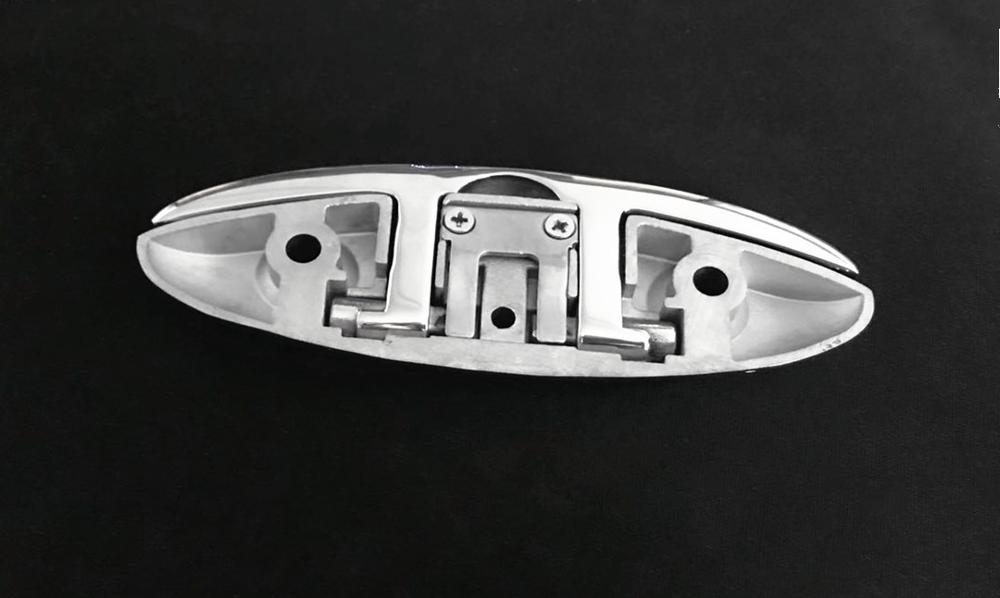 Foldable 316 Stainless Steel Boat Cleats - 5/6/8 Inch For Dock & Kayak
