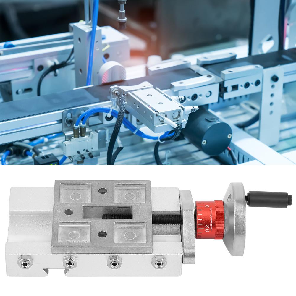 32mm Metal Cross Slide Longitudinal Slide Block Z008M For Mini Lathe Feeding Relieving Axis Y/Z Metal Slide