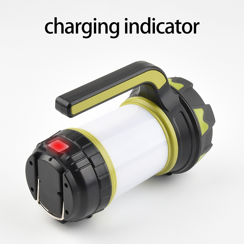 LED Camping Lantern Rechargeable LED Camping Lantern LED Handheld Flashlight Spotlight For Camping Outdoor Fishing Home