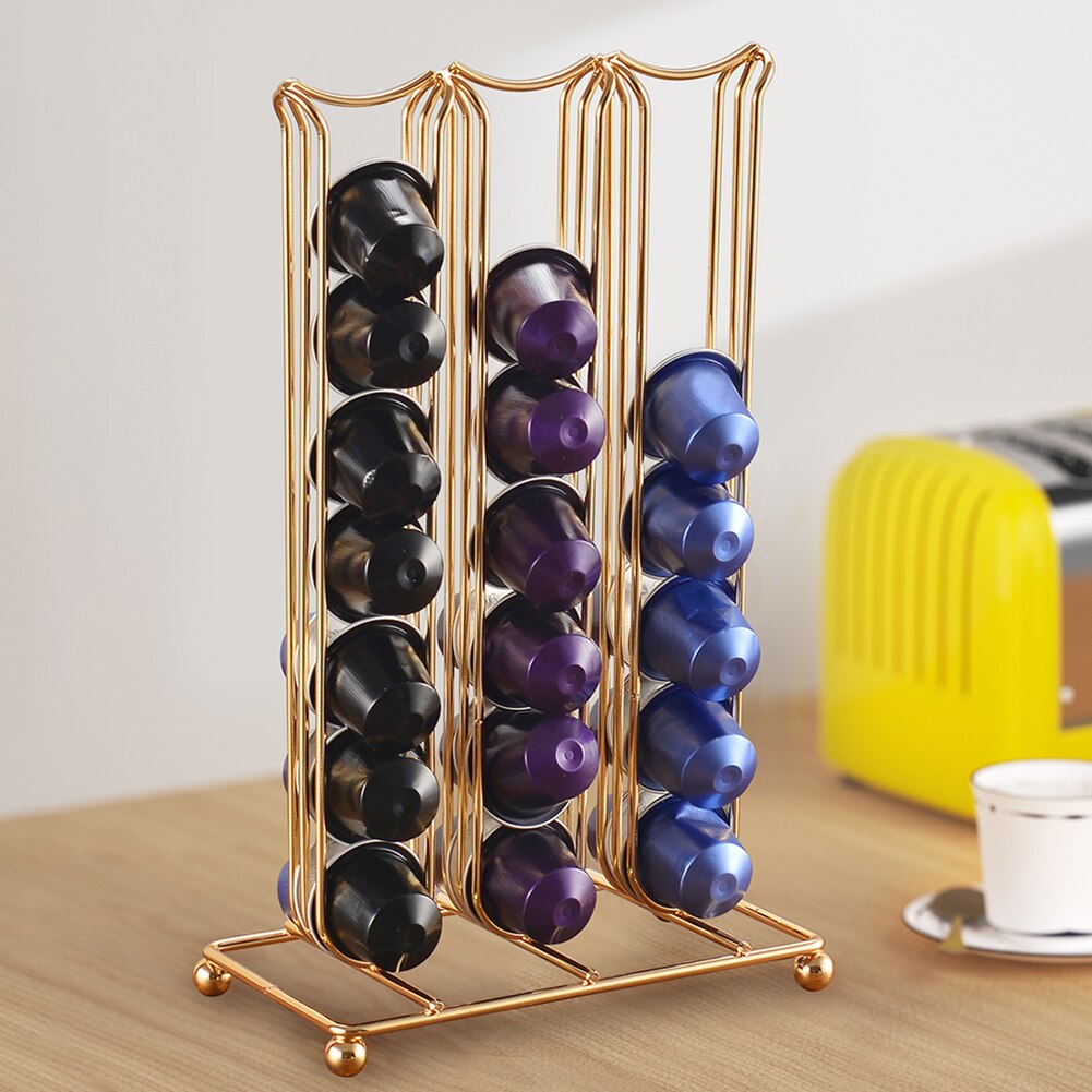 42 Koffie Capsules Pods Houder Ruimtebesparend Dispenser Opslag Stand Display Rack Organizer