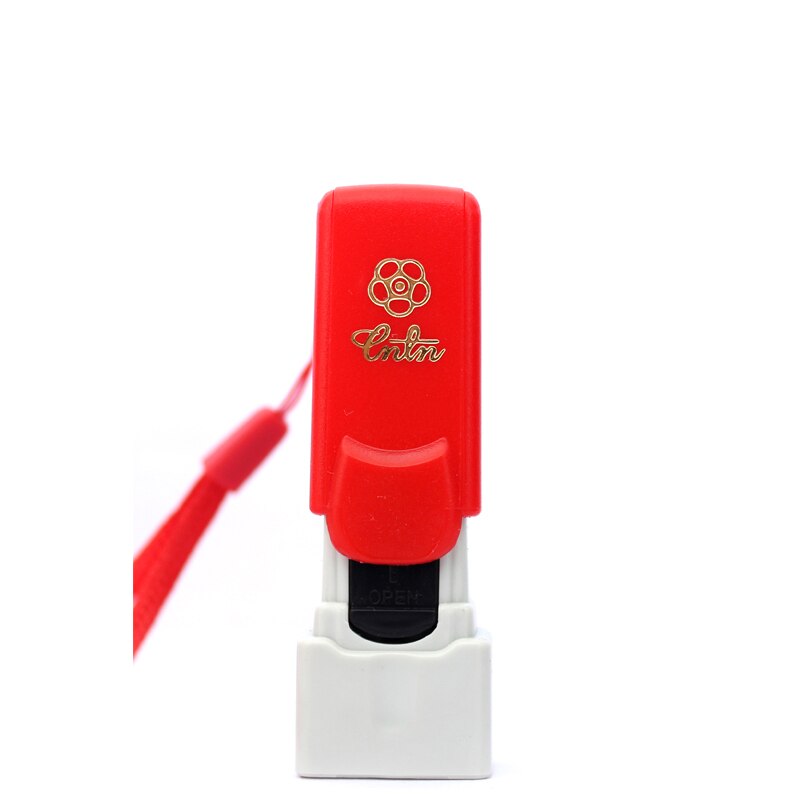 Personal Nurse Name Stamp Handwritten Signature Stamp Lettering Personality Art Signature Steal Private Production 5: Lanyard red