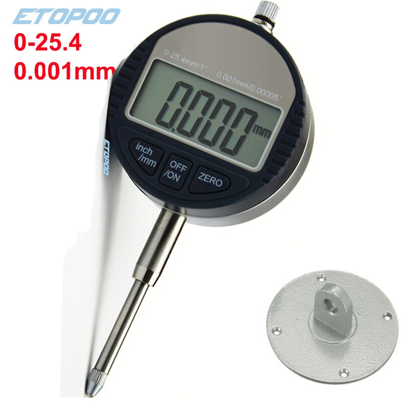 811-1 LCD Display Unit Resolution 0.01mm 0.001mm USB digital indicator digital display monit electronic indicator 0-12.7mm/25.4: 0-25.4x0.001mm