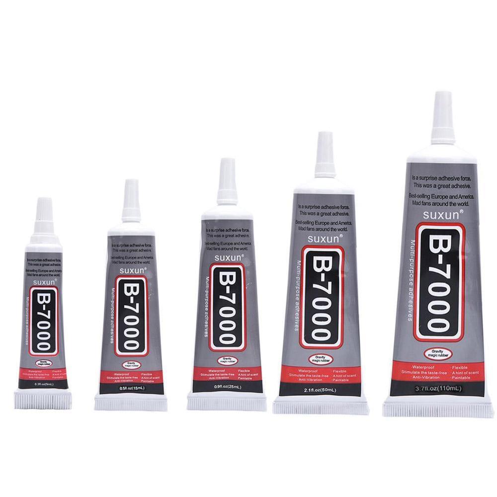 Pegamento para teléfono móvil B7000, superpegamento para pantalla táctil, 9/15/25/50ml, adhesivo para reparación de joyas, punto de teléfono, pegamento de diamante, bricolaje, G2J1