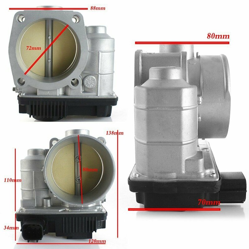 Throttle Body for NISSAN & INFINITI 350Z Altima Maxima FX35 G35 I35 3.5L Engine 16119-8J103 S20058 161198J103