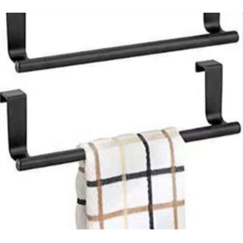 Handdoekenrek boven deur Handdoekstang Hangende houder Roestvrijstalen keukenkast Badkamer Handdoekdoekrek Home Organizer Hanger