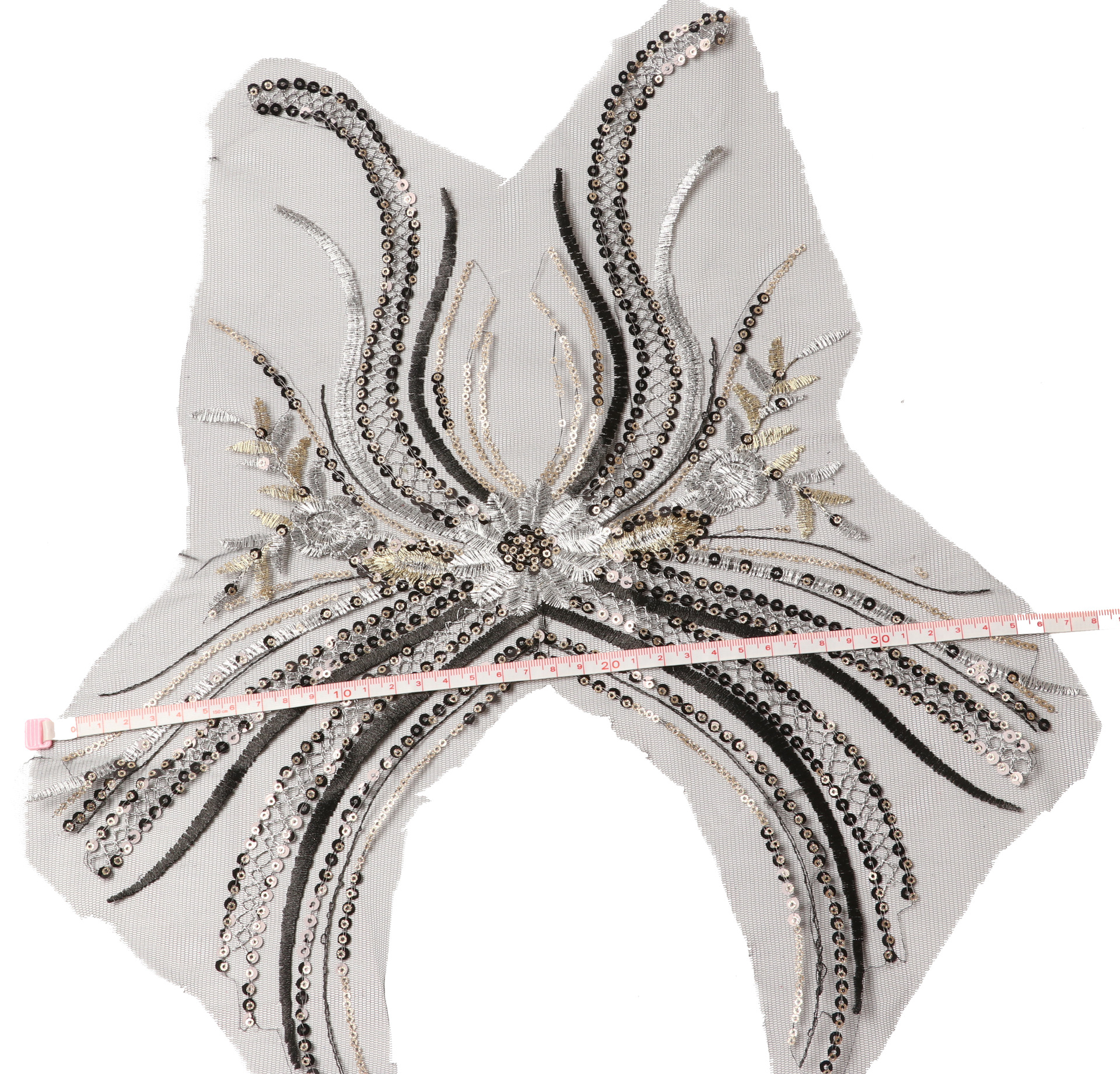 Handmade sewing lace 3D Applique lace embroidery DIY sewing dresses flower applique