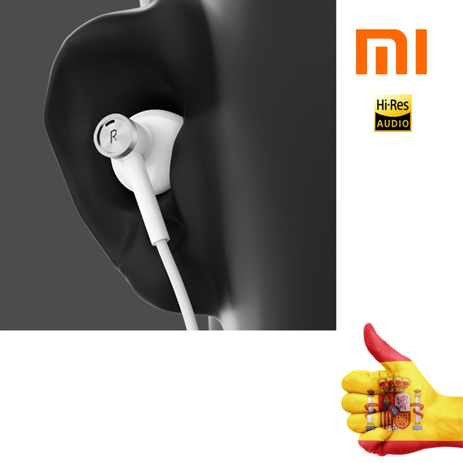 HOOFDTELEFOON ORIGINELE MIJN DUAL DRIVER/X IK EEN OF M I/ZWART of WIT-Mijn IOS ANDROID-