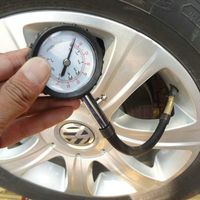 Universele Lange Buis Bandenspanningsmeter Meter 0-100 Psi Hoge Precisie Bandenspanning Tester Voor Auto en Motorfiets