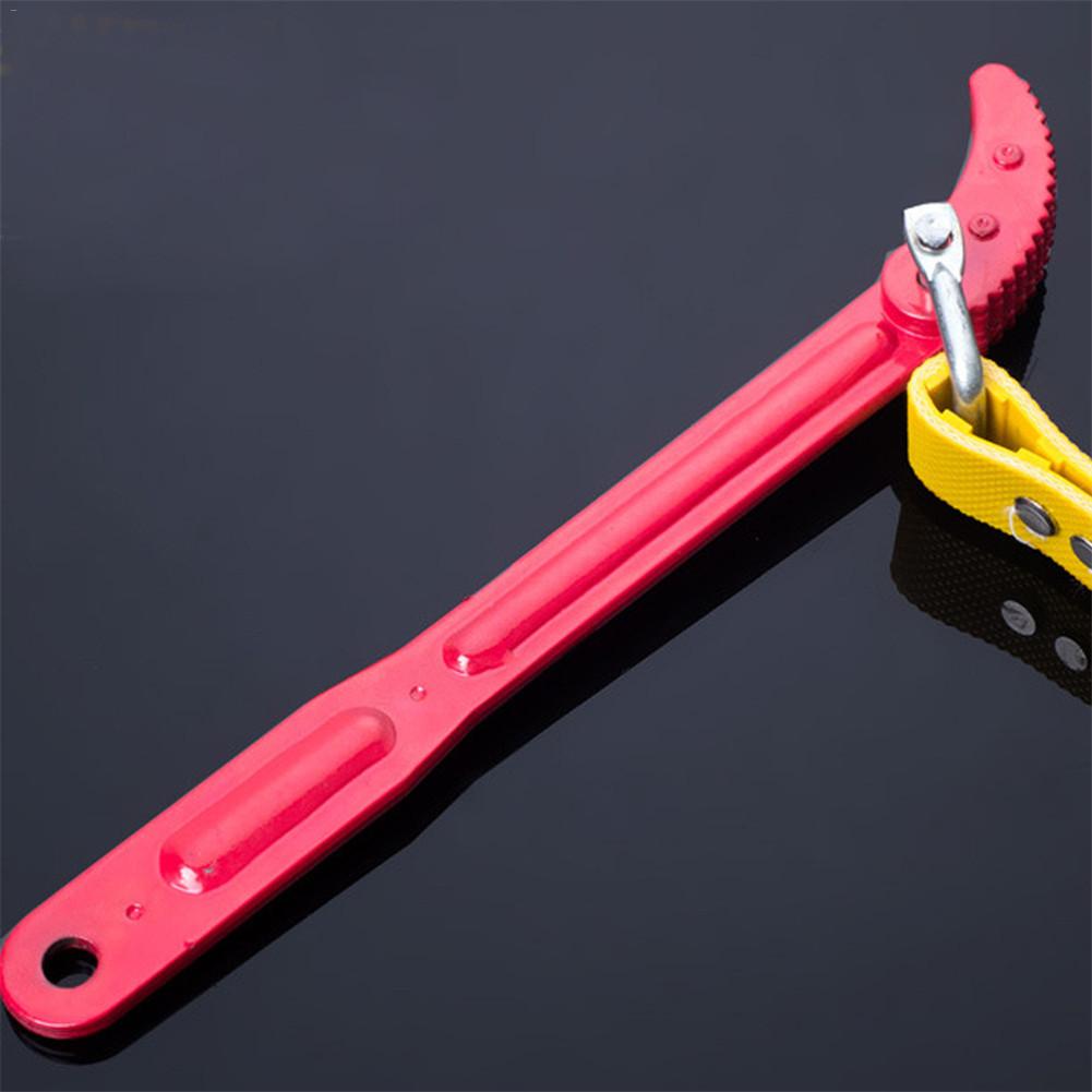 Llave de correa, extractor de filtro de aceite, llave inglesa, cadena, cartucho de filtro de aceite, herramienta de desmontaje, llave inglesa de filtro de aceite