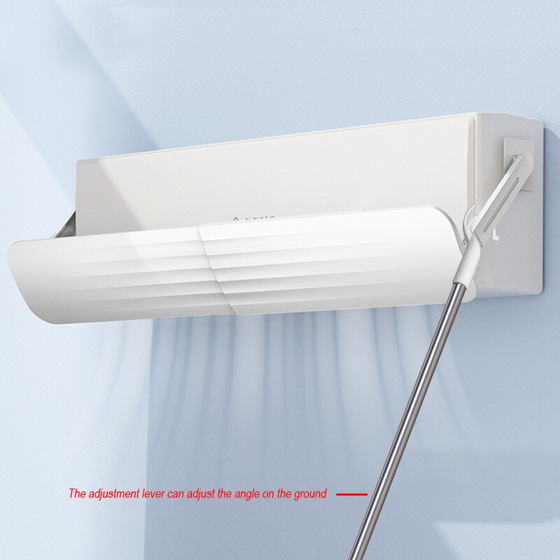Adjustable Air Conditioner Deflector Telescopic Windshield Confinement Air Deflector for Home S55