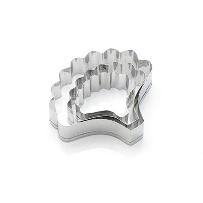 3 piezas cortadores de pastel de acero inoxidable claveles molde de pastel de flores herramientas de decoración de pasteles Fondant galletas de azúcar