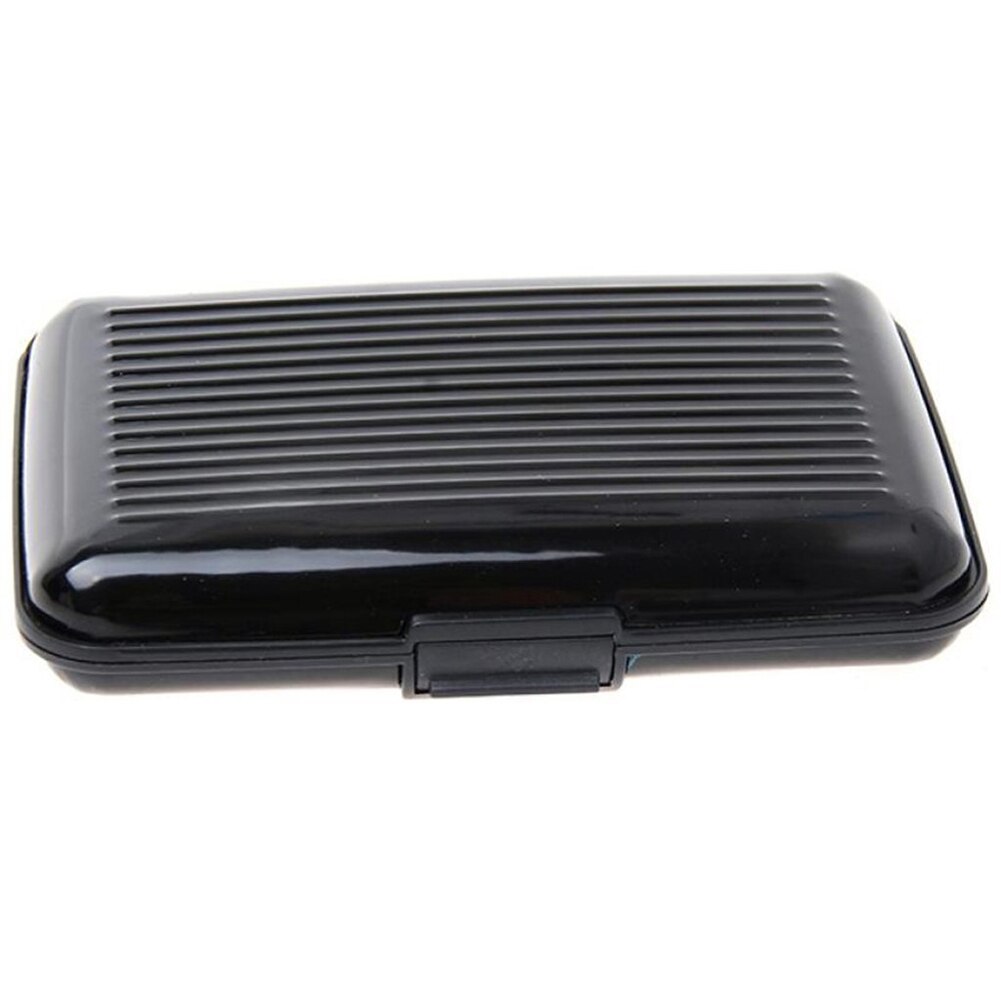 Wallet Business ID Credit Card Case Holder Anti RFID Scanning Card Holders for Men Women GDeals: black