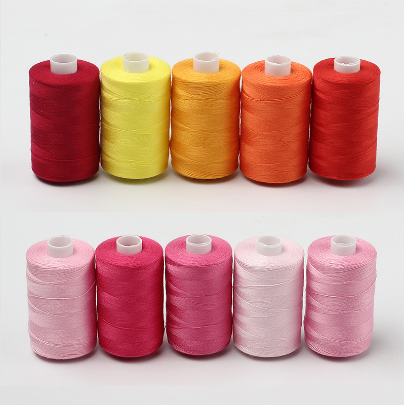 24 Color Thread Sewing Needle Thread 1000 Yards Sewing Machine Thread Home Large Volume 402 Sewing Clothes Thread