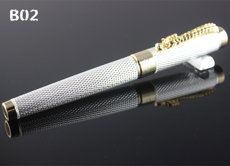 Jinhao 1200 Golden Dragon luxury business school office Writing Fountain Pen: W